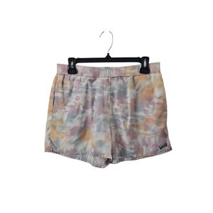 Vans Mascy Daze Tri Dye Woven Shorts Medium Viscose Pink Blue Orange